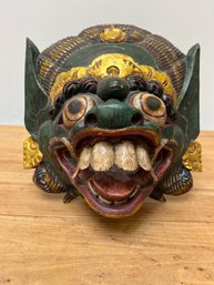 Balinese Boma Wood Mask.        Scares Off Evil Spirits