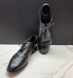 ALLEN EDMONDS - Mens Black Leather Cap Toe Dress Shoes - Size 11.5