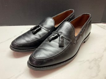 ALLEN EDMONDS - Mens Black Tassel Loafers - Size 12