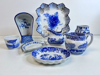 Blue Delft, Spode And Vista