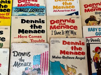 Collection Of 15? Original Dennis The Menace  Books