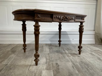 Leather Top Writing Table Desk