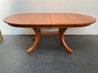 Oval Wooden Table