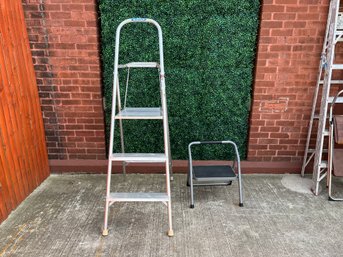 Werner Three Foot Ladder And A Step Ladder