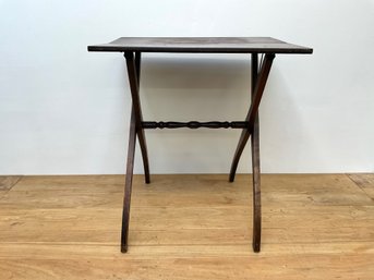 Fold Up Wooden TV Tray Table - 27' H X 17' W X 20' D