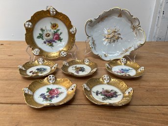 Rosenthal  Gold Rimmed Demi Plates