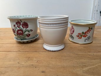 Three Plant Pots