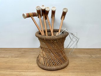 Vintage Croquet Set