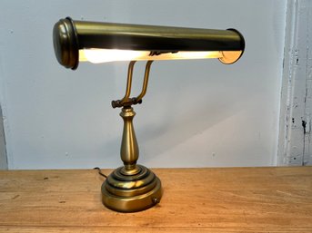 Brass Desk Bankers Piano Lamp