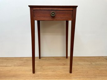 Wooden Side Table - 27.5' H X 17.5' W 16.5' D