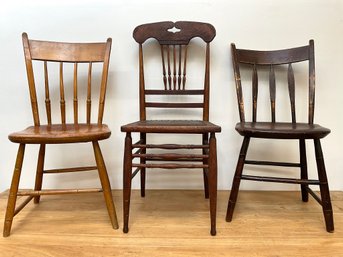 Three Antique Chairs