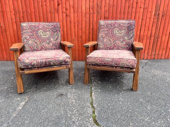 Brandt Style Ranch Oak Set Of Chairs