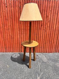 Brandt Style Ranch Oak Floor Lamp