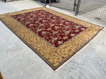 Hand-Knotted Area Rug In The Ziegler Style 111'x80'