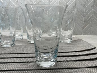 Placemats And Glasses For Eight