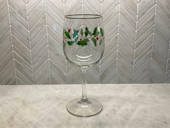 Lenox Christmas Wine Glasses - Set Of 12