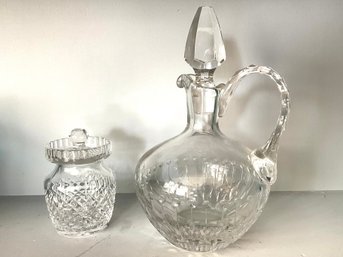 Waterford Jar And Vera Wang Decanter