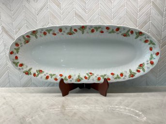 Strawberry Limoges Platter