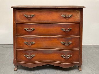 Small Low Four Drawer French Style Dresser