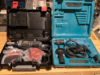 Makita Power Drill And Porter Cable
