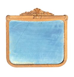 Vintage Wood  Oak Mirror