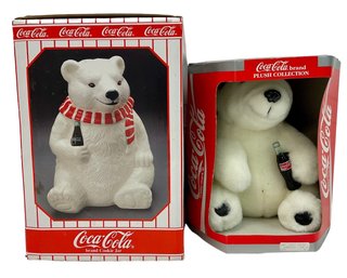 Coca Cola Cookie Jar & Plush