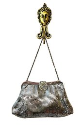 Whiting & Davis 2918 Mesh Bag Rhinestone Clasp