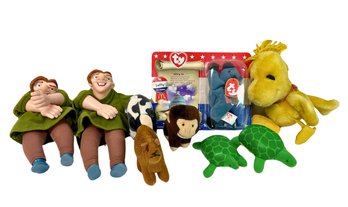 Various Toys & Dolls - Disney Hunchback Of Notre Dame, Ty Beanie Baby, Turtles, Peanuts