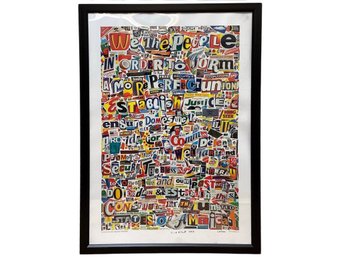 NYC Artist Michael Albert Framed Art - Cereal Boxes & Candy Wrapper Art