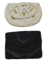 Vintage Beaded Black & White Bags