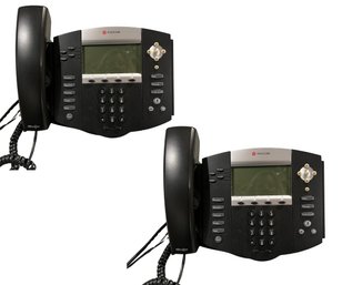 Two Polycom Office Phones -  Set 1 Of 2