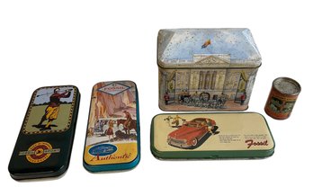 Variety Of Vintage Tins