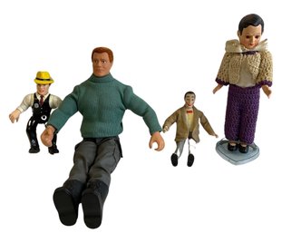 Vintage Dolls - PeeWee Herman, G.I. Joe, Dick Tracy