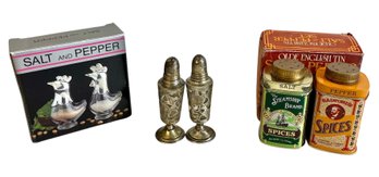 Various Salt & Pepper Shakers