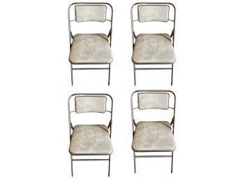 Four Samsonite Folding Chairs
