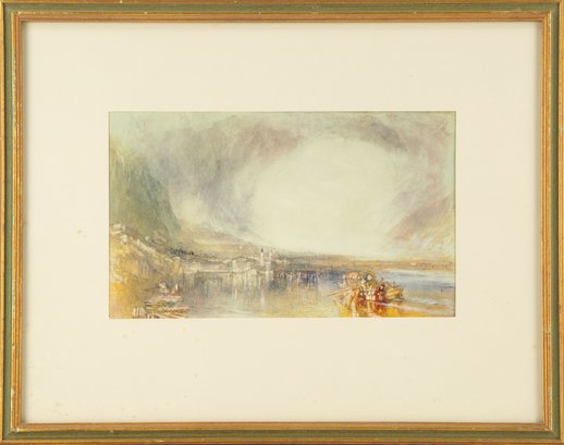 Landscape Print Joseph Mallord William Turner'Lake Lucerne Series'