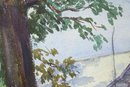 William Lester Stevens (American, 1888 - 1969)Landscape Watercolor'Summer View '