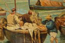 Signed Emile Albert Gruppe Impressionist Oil On Board