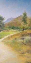 Large Realist Original Oil 'Landscape 10/08'