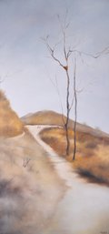 Large Plein Air Original Oil 'Mountain Path'