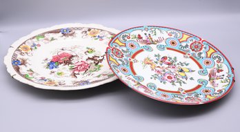 Two Porcelain Plates Made In England And Spain