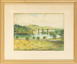Arthur Meltzer (1893-1989) Landscape Watercolor