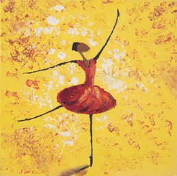 Figurative Original Oil Painting 'Dancer'