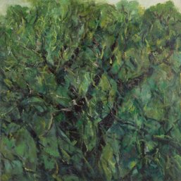 Abstract Original Oil Painting 'Plants'