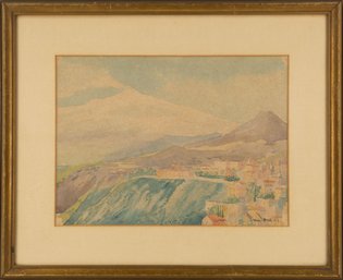 Paul Lauritz (American, 1889 - 1975) Landscape Watercolor