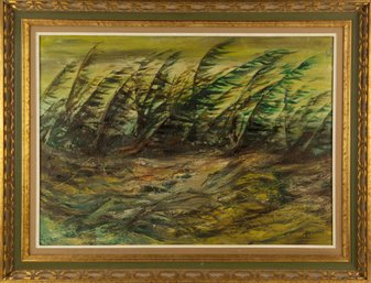 Hal Singer (American, 1919 - 2003) Landscape Oil On Canvas