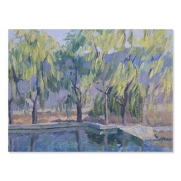 Impressionist Original Oil 'Landscape 12'