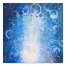 Large Abstract Original Oil Painting 'Bubbles'