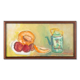 Still Life Original Oil Painting 'Fruits And Still Life'