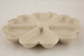 Staffordshire Salt-Glaze Stoneware Dish